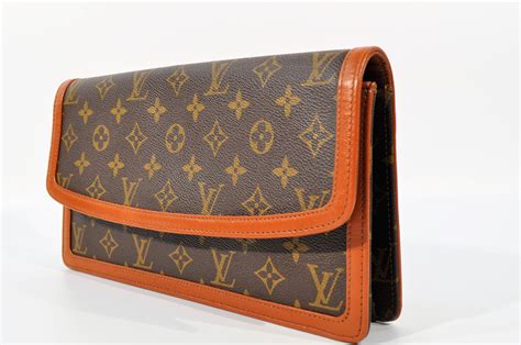 vintage louis vuitton clutch leather strip|authentic vintage louis vuitton handbags.